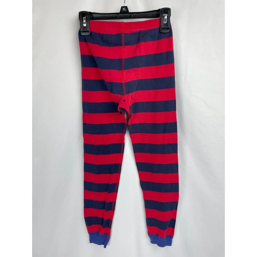 Hanna Andersson Child 130 US 8 Red Blue Striped PJ Pants Cotton